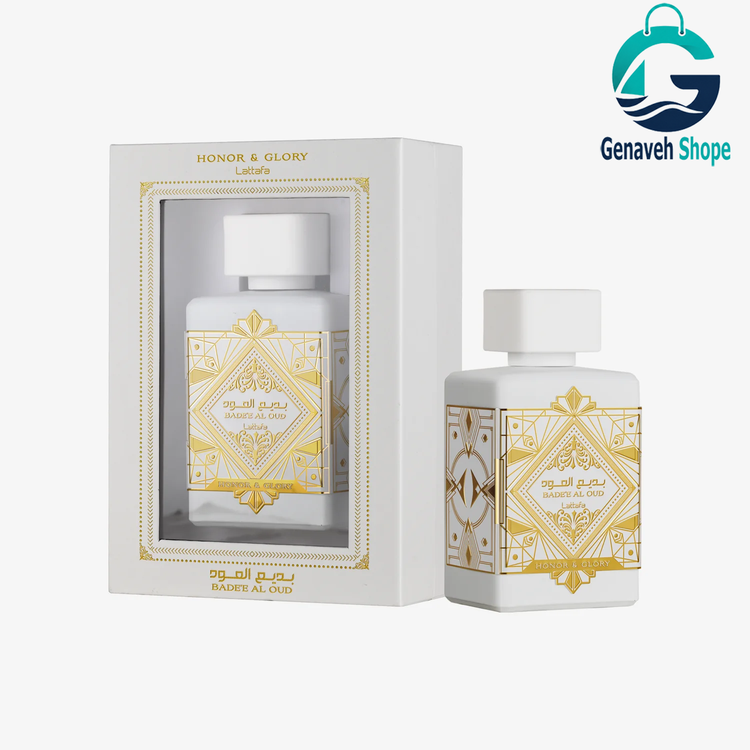 عطر ادکلن 100 میل بدیع العود هانر آنر اند گلوری سفید لطافه