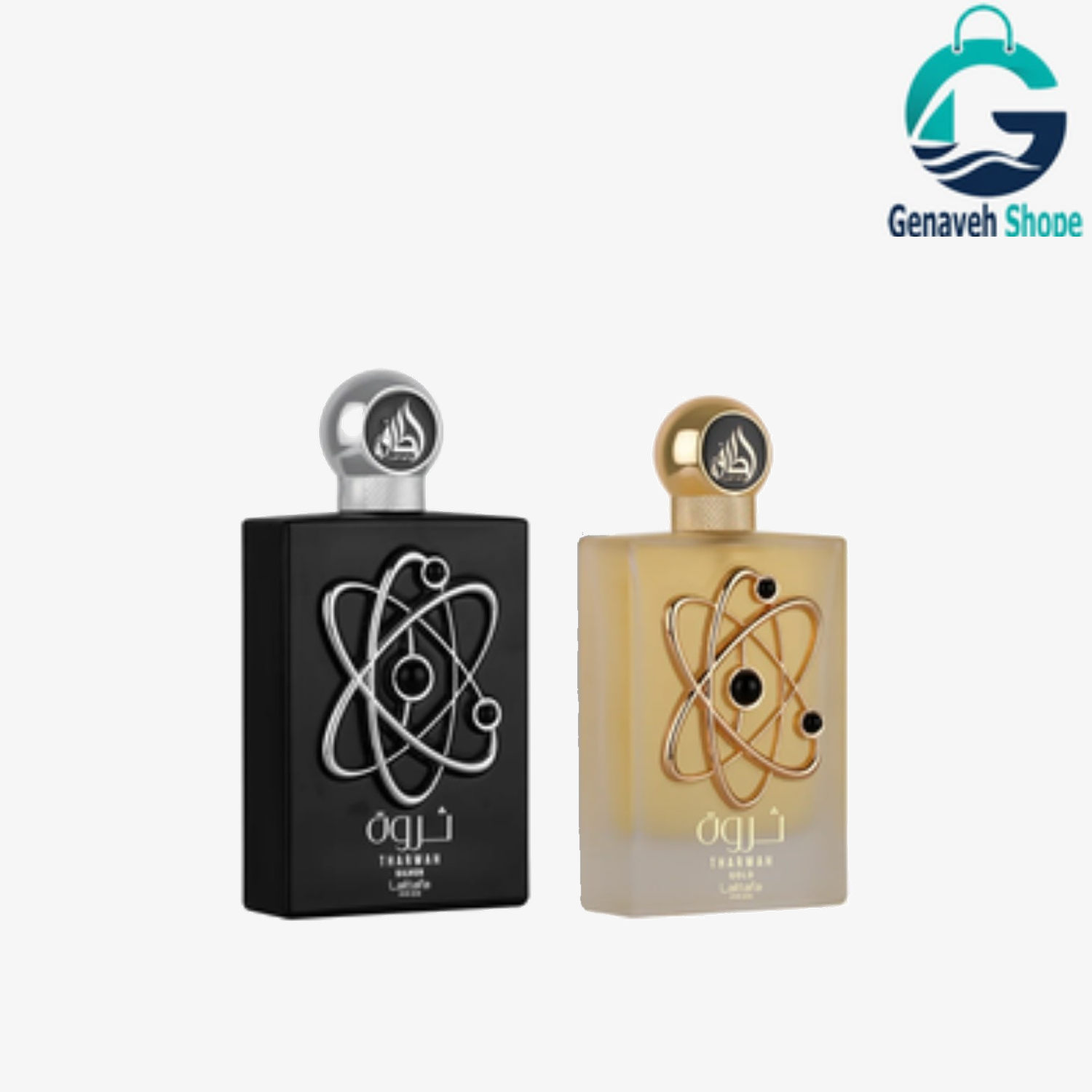 عطر ادکلن ثروة گلد و سیلور لطافة - طلایی و نقره ای لطافه 100 میل